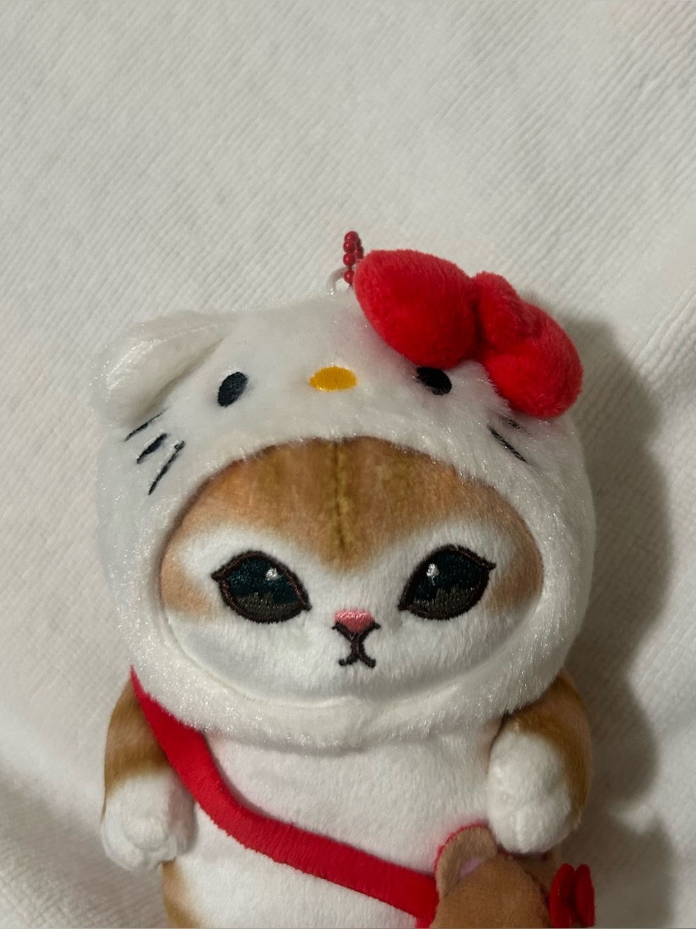 Mofusand Hello Kitty Sanrio Plush Keychain - Picture 3 of 9